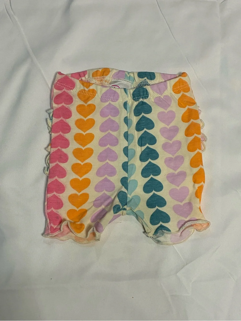 RuffleButts Joy Smiles Love Heart Pajama Set 0-3M NWT